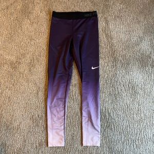 Nike Pro purple leggings